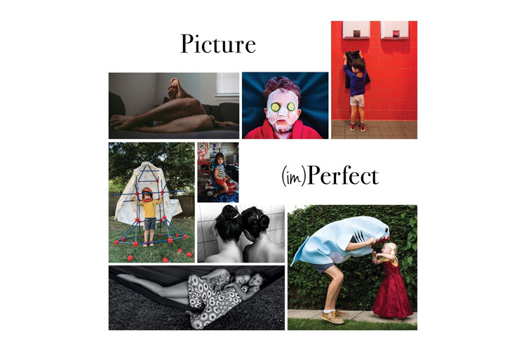 promotional image for 'Picture (im)Perfect' exhibition showcasing family documentary photography